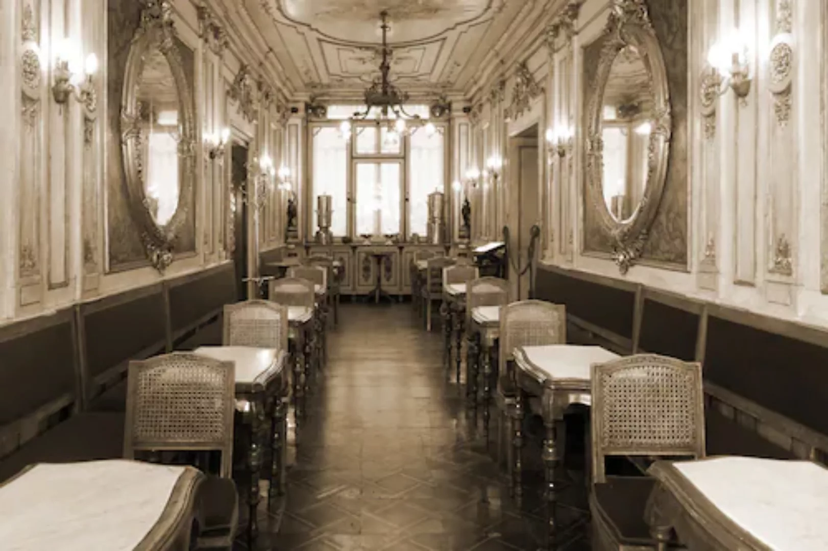 Papermoon Fototapete »Vintage Cafe Interieur« günstig online kaufen