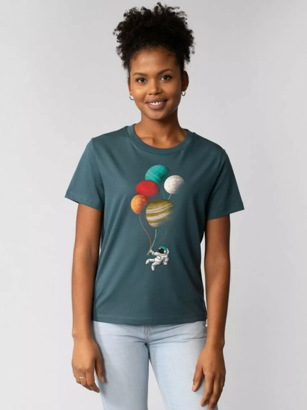 wat? Apparel T-Shirt Balloon Spaceman günstig online kaufen