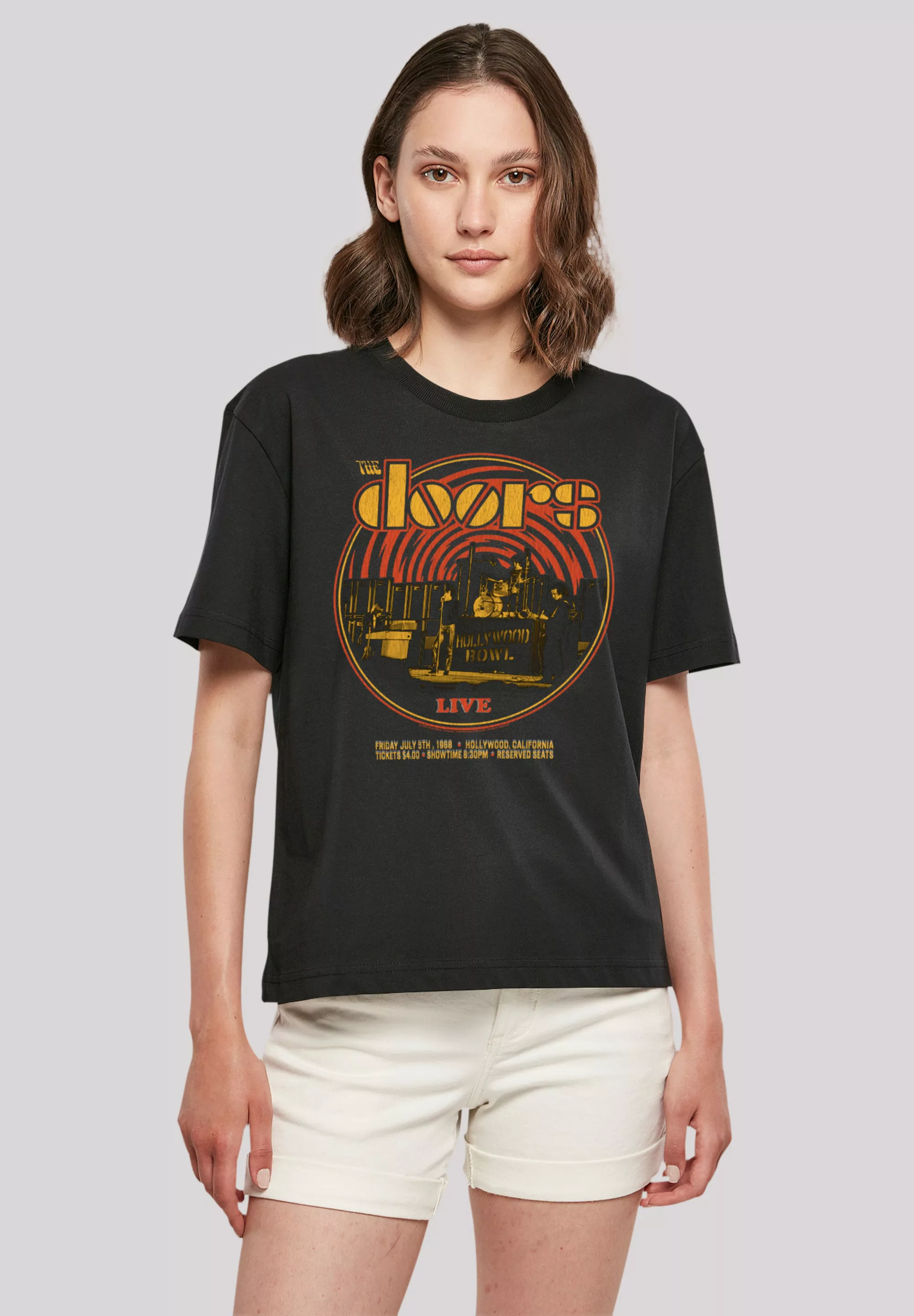 F4NT4STIC T-Shirt "The Doors Music Live 68 Retro", Musik, Band, Logo günstig online kaufen