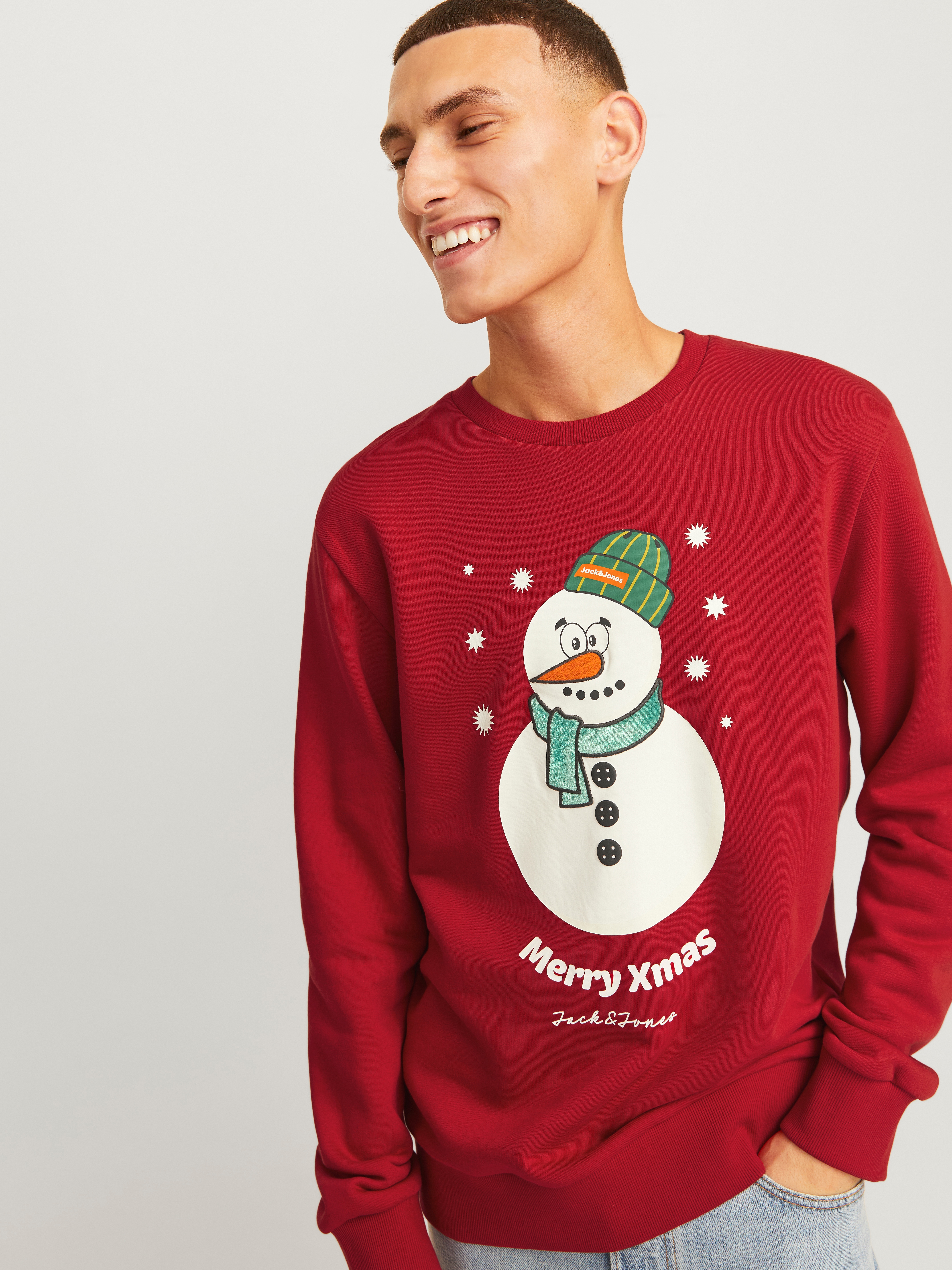 Jack & Jones Sweatshirt "JJXMAS JOLLY SWEAT CREW NECK" günstig online kaufen