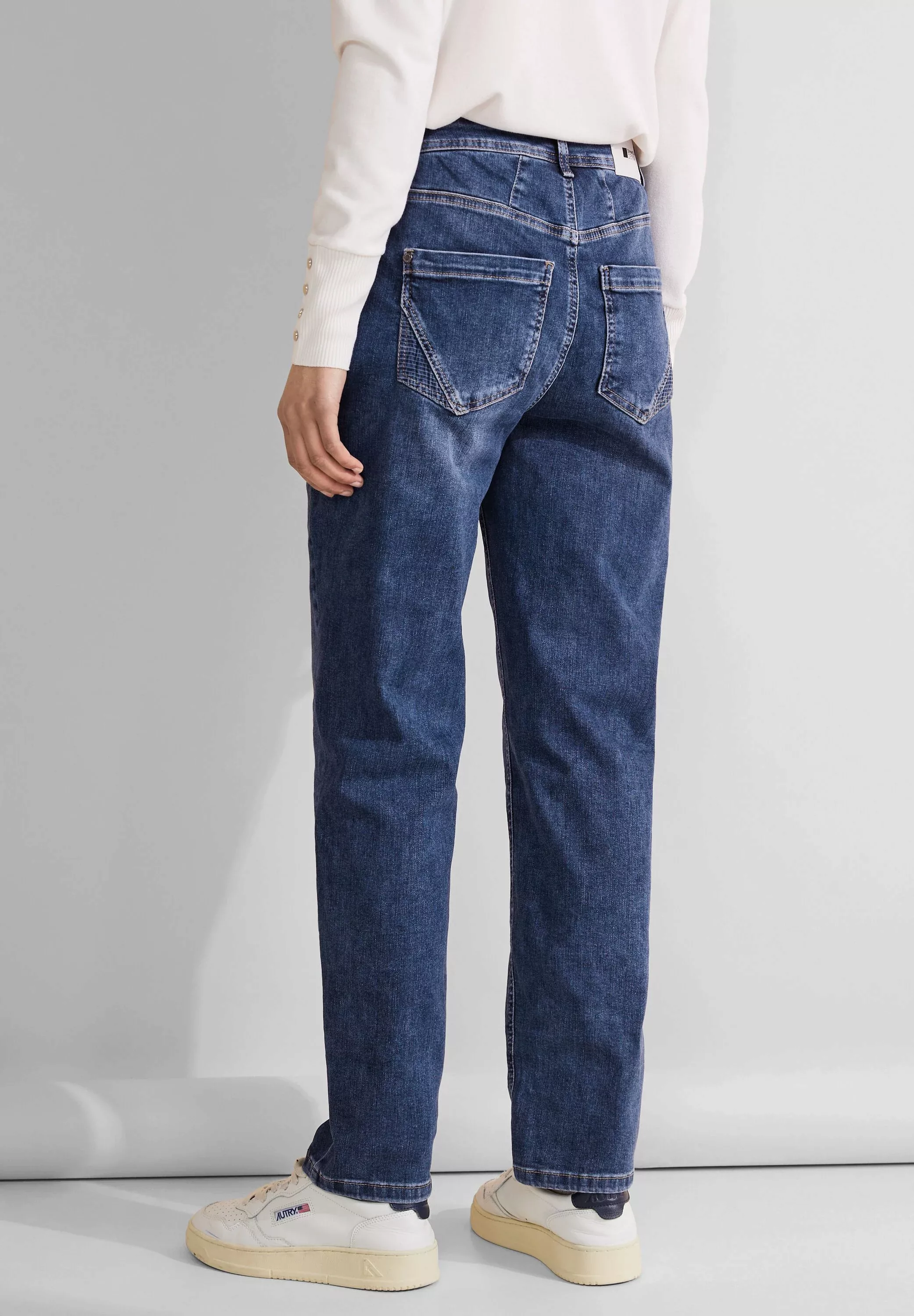 STREET ONE Straight-Jeans High Waist günstig online kaufen