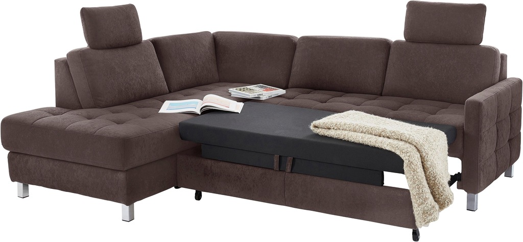 sit&more Ecksofa "Pablo L-Form", wahlweise mit Bettfunktion günstig online kaufen