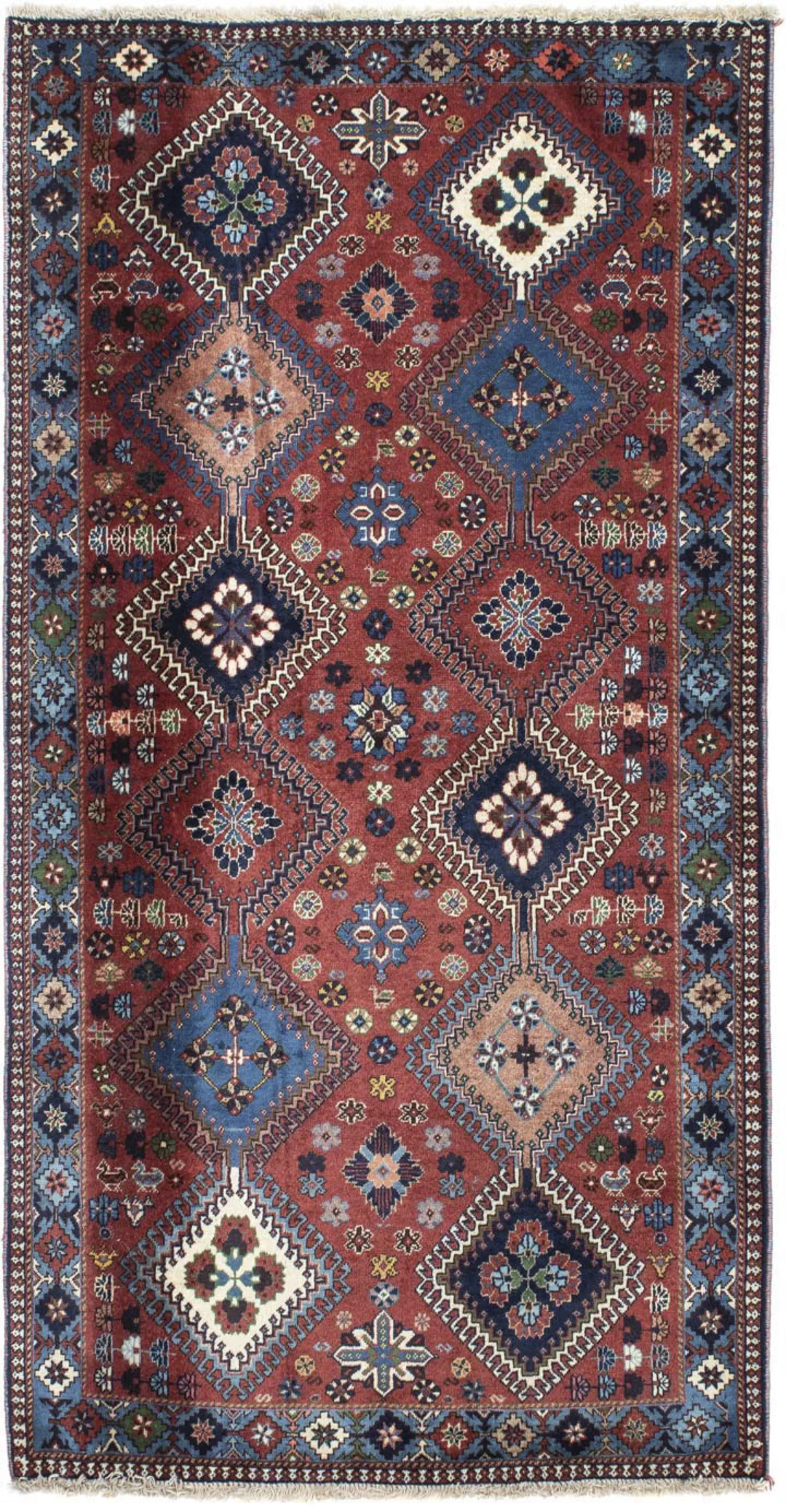 morgenland Wollteppich »Maschad Blumenmuster Blu scuro 340 x 244 cm«, recht günstig online kaufen