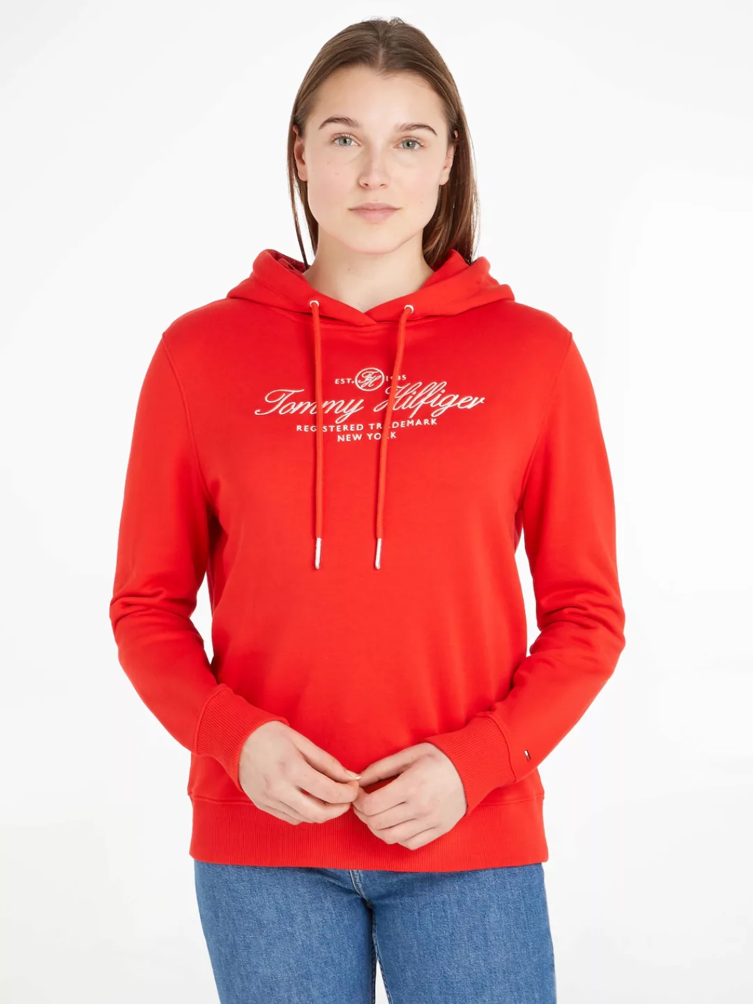 Tommy Hilfiger Kapuzensweatshirt "REGULAR HILFIGER SCRIPT HOODIE", mit groß günstig online kaufen