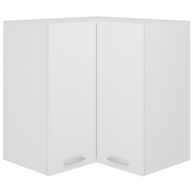 vidaXL Hängeschrank Eckhängeschrank Weiß 57x57x60 cm Spanplatte günstig online kaufen