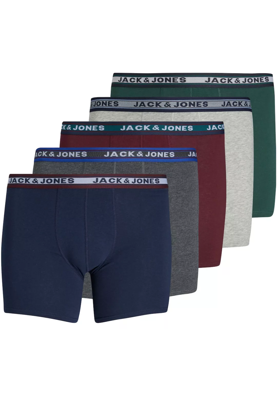 Jack & Jones PlusSize Boxershorts "JACOLIVER TRUNKS 5 PACK NOOS PLS", (Pack günstig online kaufen