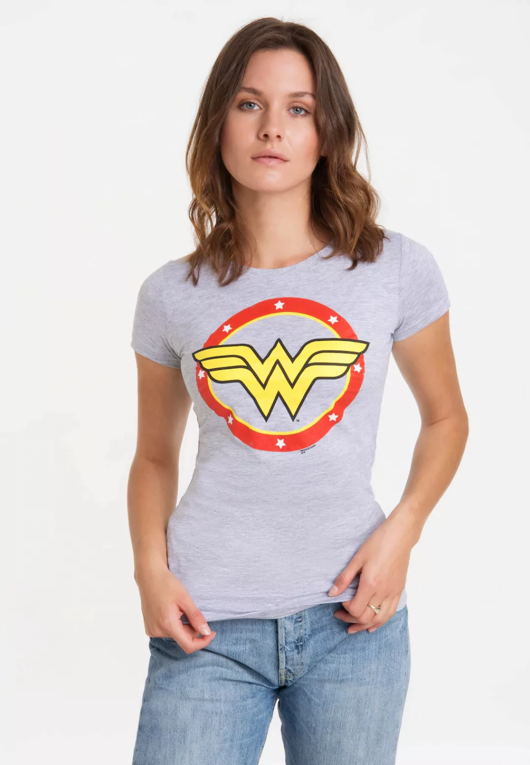 LOGOSHIRT T-Shirt "Wonder Woman Circle Logo", mit lizenziertem Print günstig online kaufen