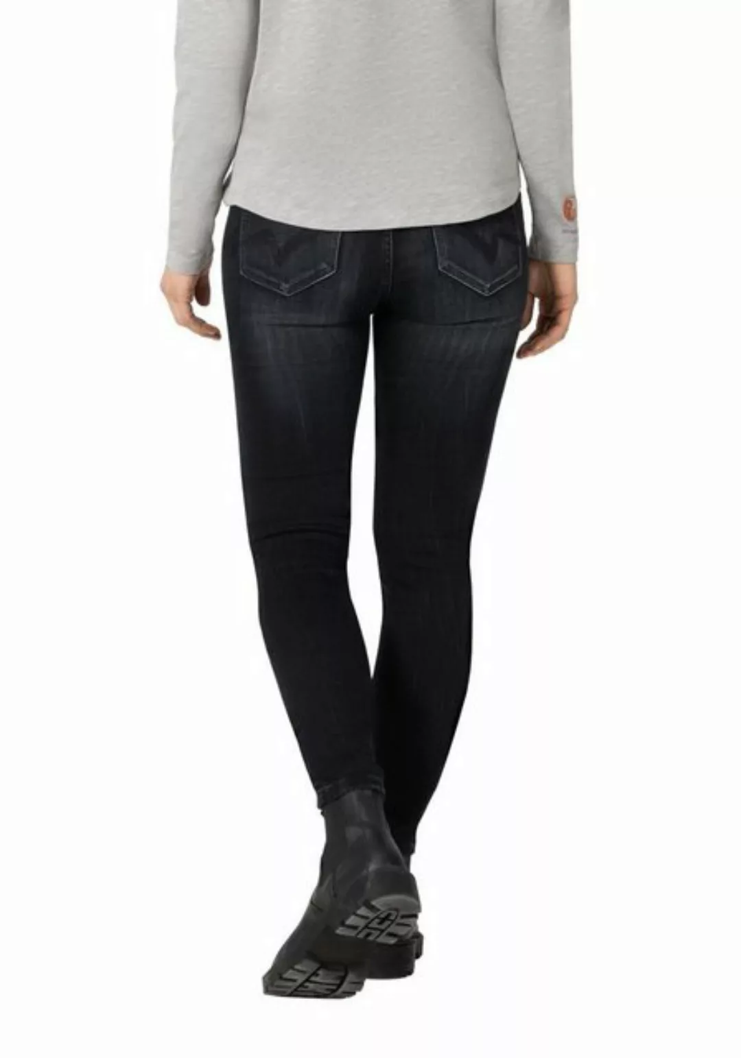TIMEZONE Damen Jeans TIGHT ALEENATZTZ - Tight Fit - Grau - Gotham Blue Wash günstig online kaufen