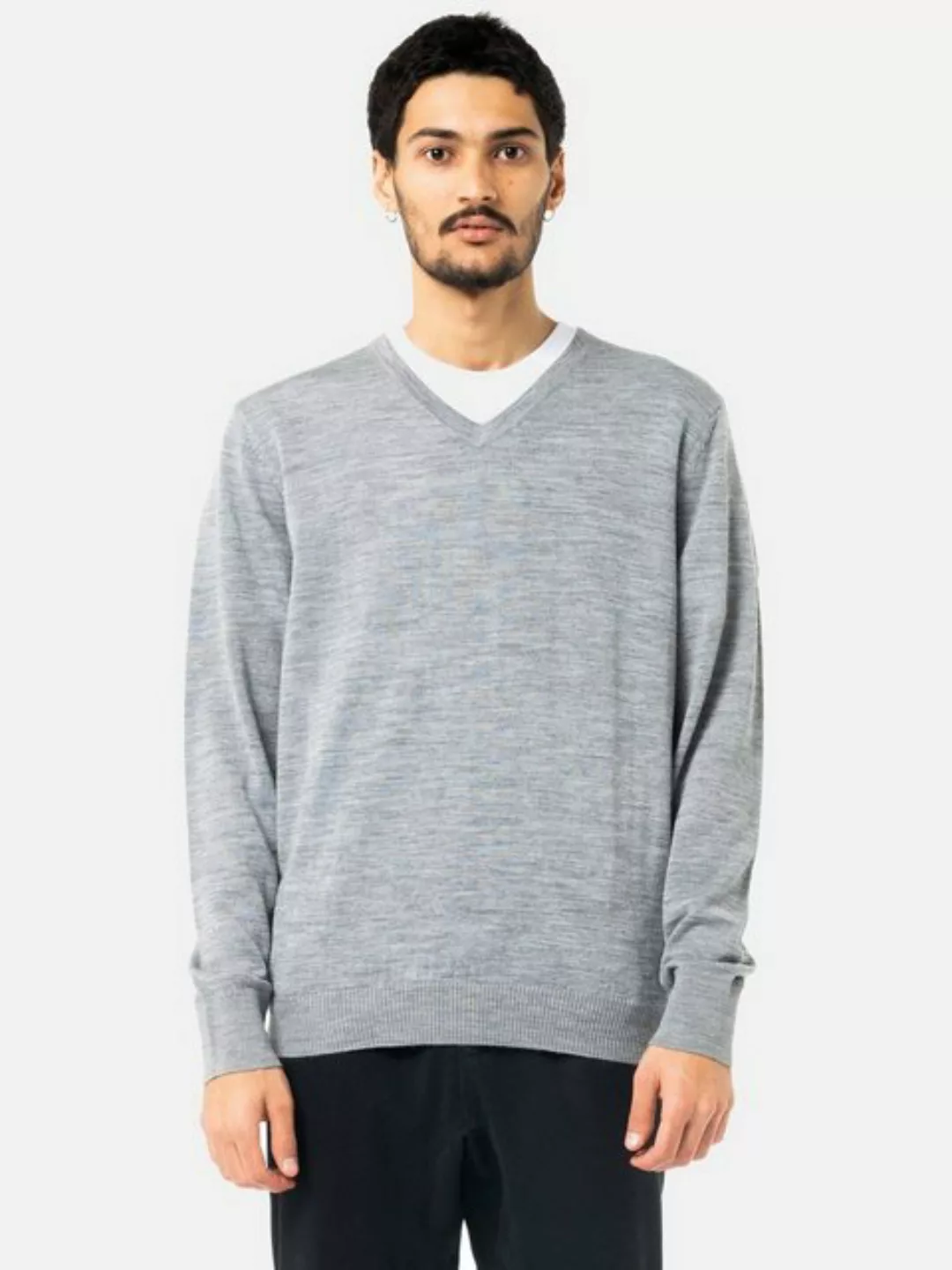 Rusty V-Ausschnitt-Pullover DRAPE V-NECK LAYERING KNIT günstig online kaufen