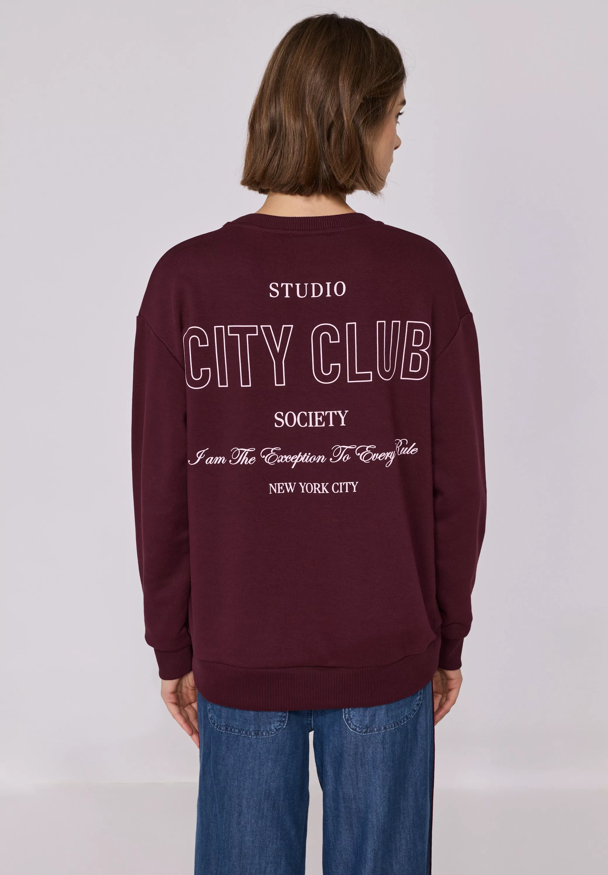 STREET ONE STUDIO Sweatshirt, im soften Baumwoll-Mix günstig online kaufen
