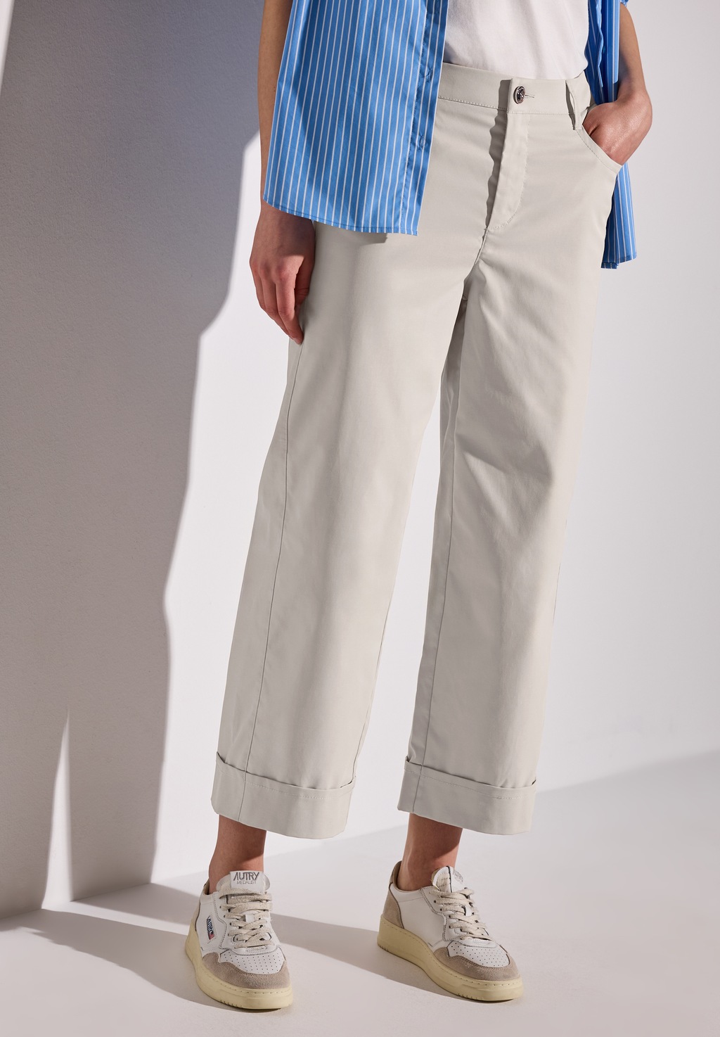 STREET ONE Stoffhose, High Waist günstig online kaufen