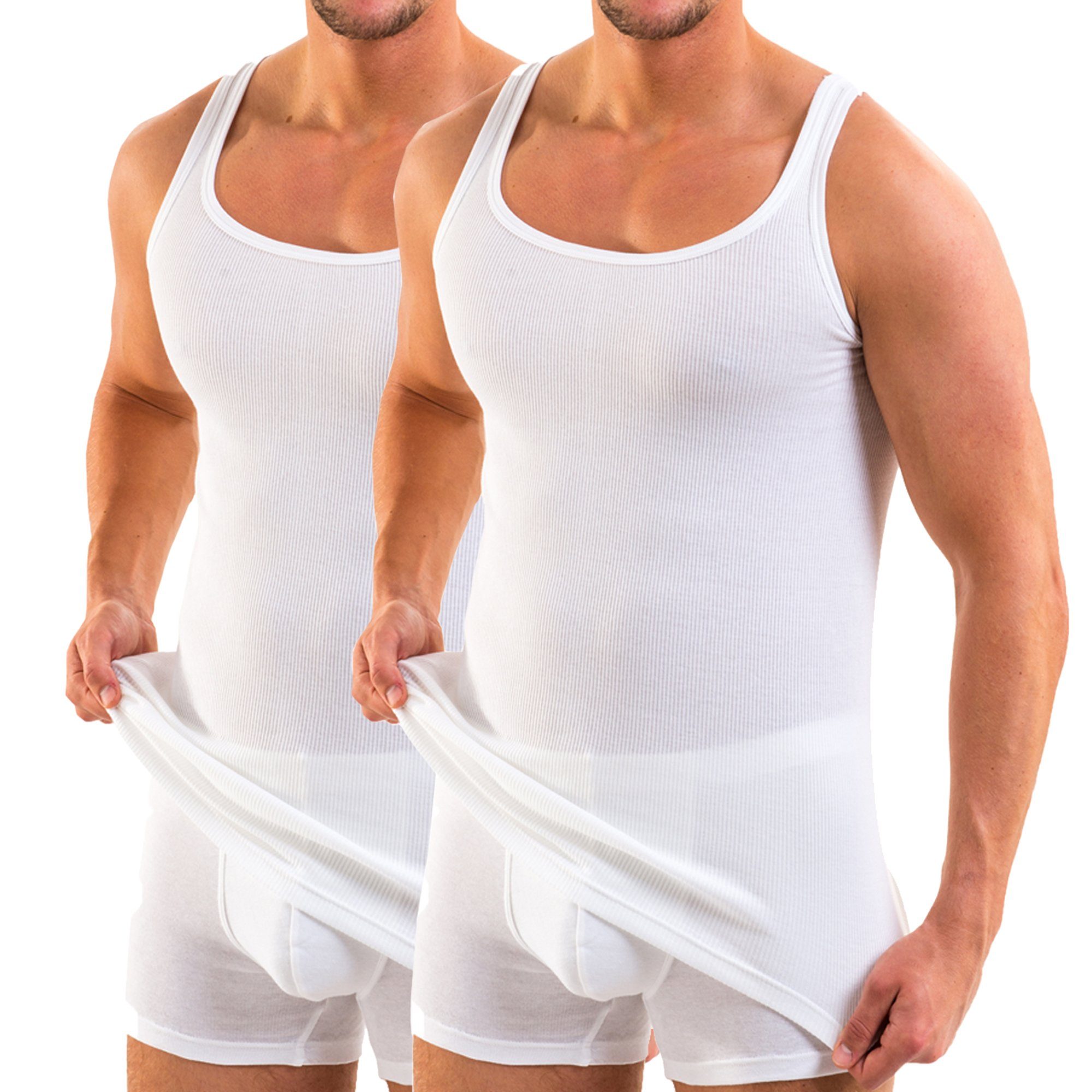 HERMKO Unterhemd 3018 2er Pack Herren günstig online kaufen