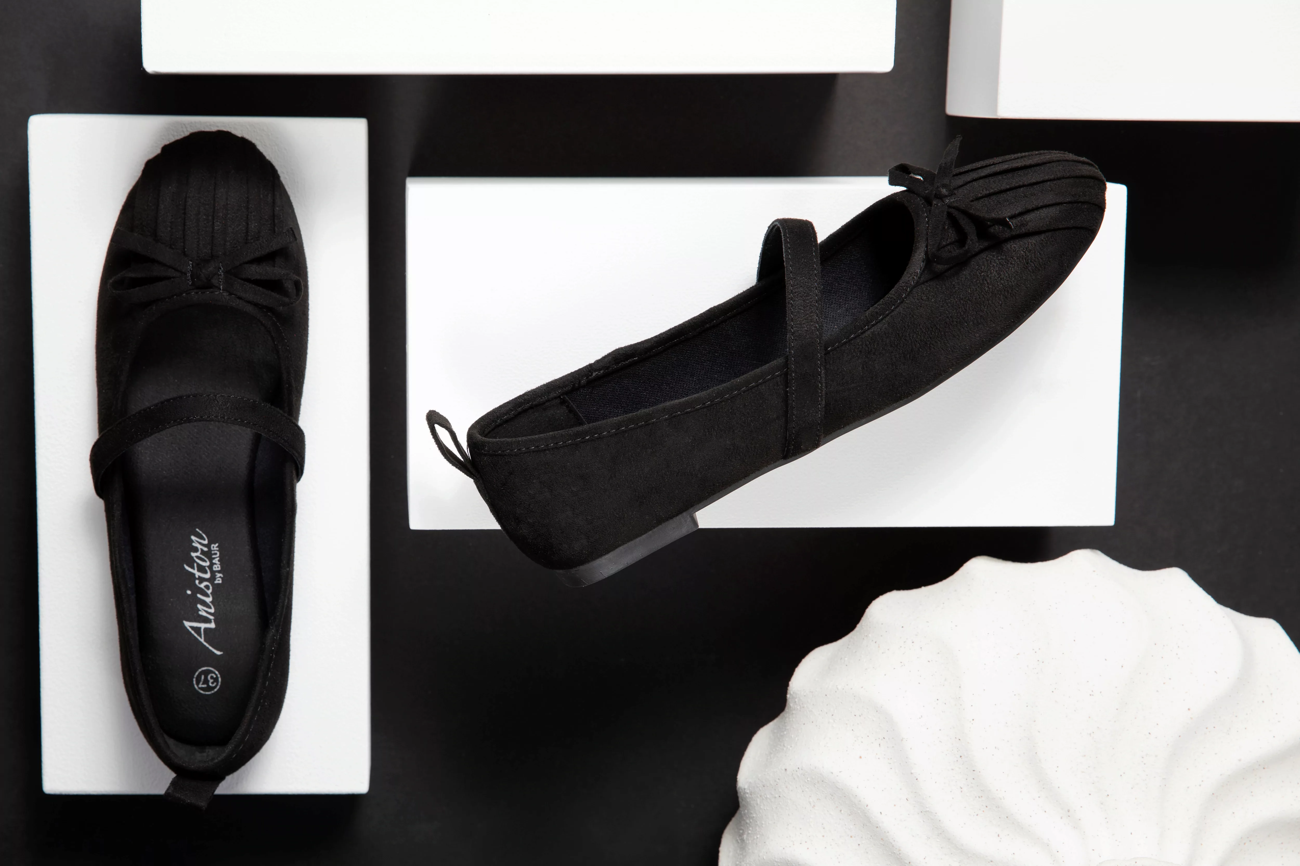 Aniston SHOES Ballerina, Riemchenballerina, Schlupfschuh, Loafer, günstig online kaufen