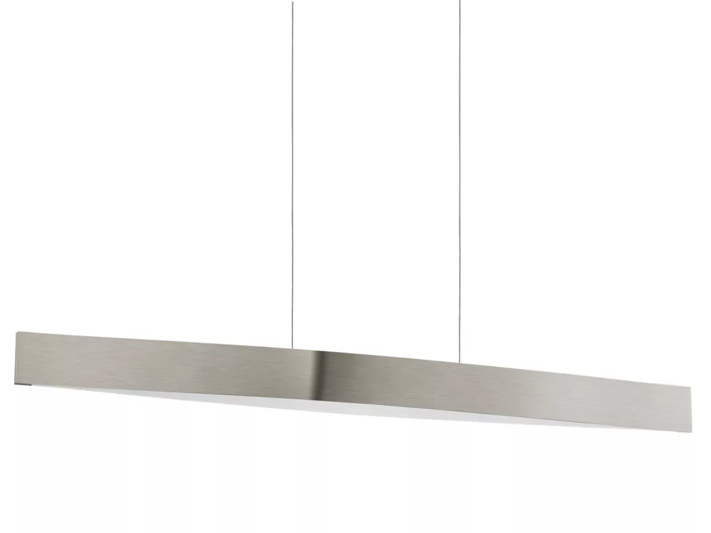 Pendelleuchte Fornes, LED, Länge 97 cm, nickel-matt günstig online kaufen