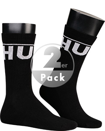 HUGO Socken QS Rib Iconic CC 2er Pack 50468419/001 günstig online kaufen