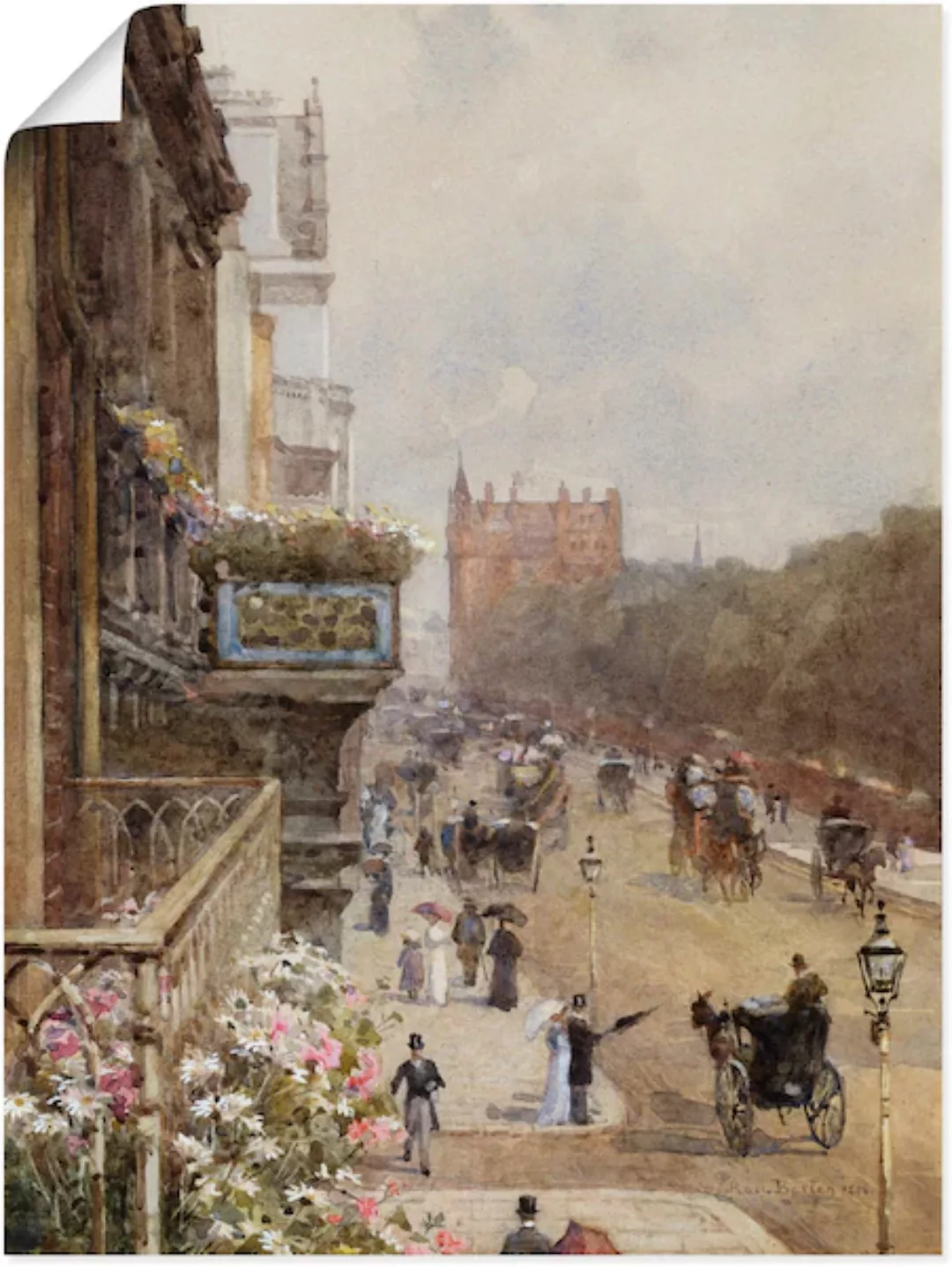 Artland Wandbild »Piccadilly, London. 1894«, Gruppen & Familien, (1 St.), a günstig online kaufen