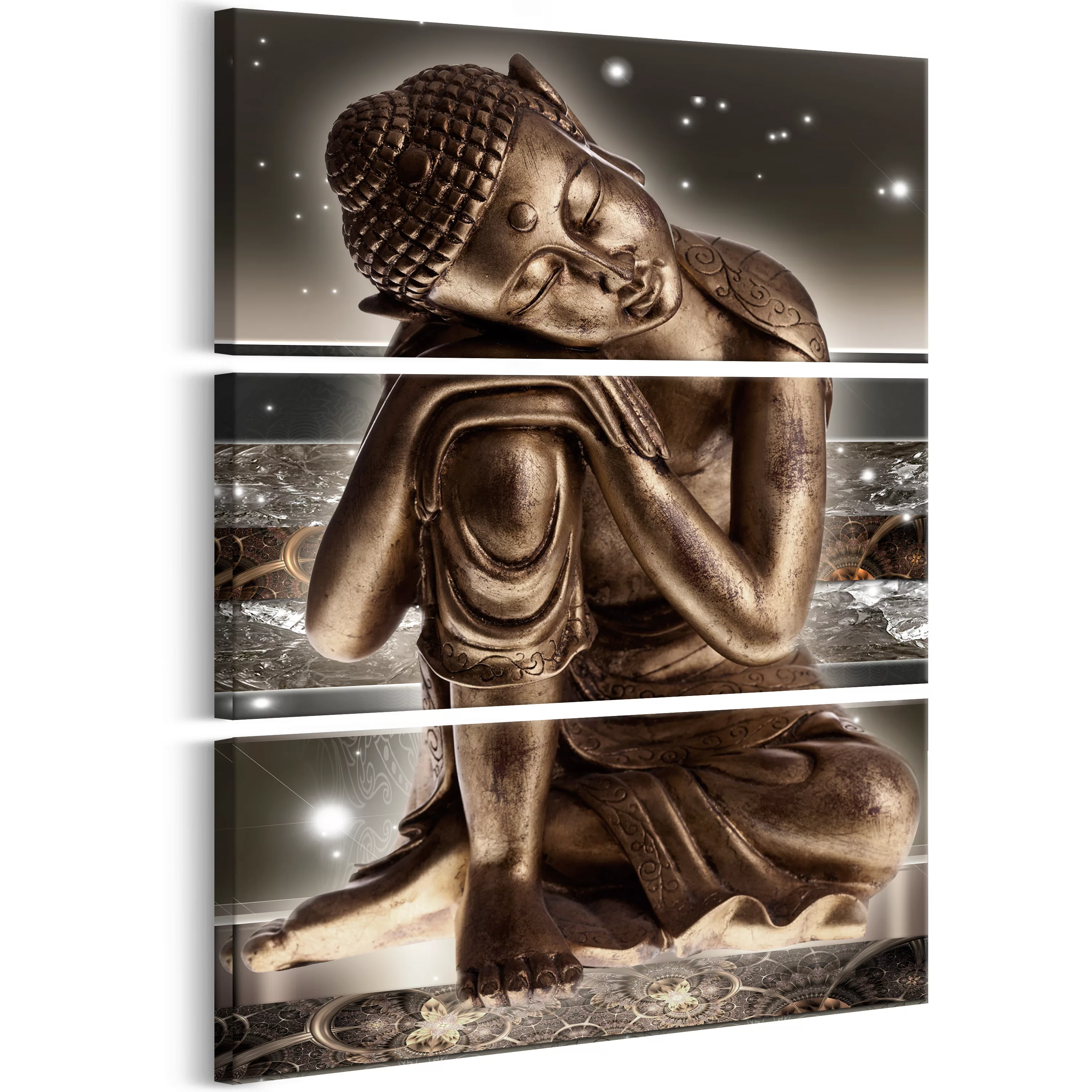Wandbild - Buddha At Night günstig online kaufen