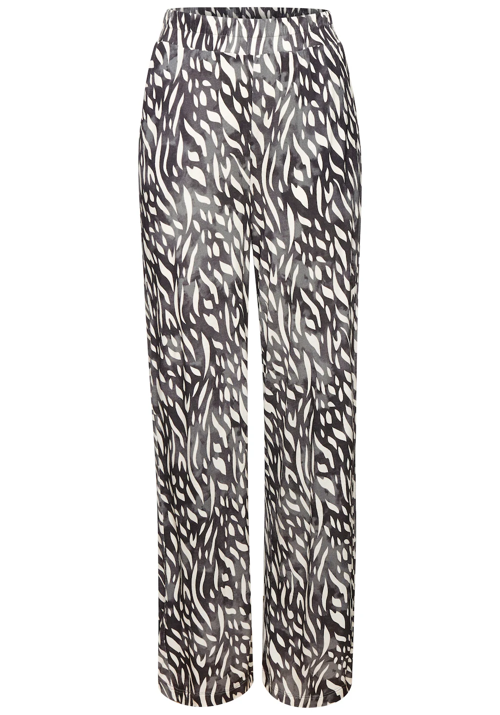 LASCANA Palazzohose, aus Viskosejersey, Schlupfhose mit Alloverprint und Ta günstig online kaufen