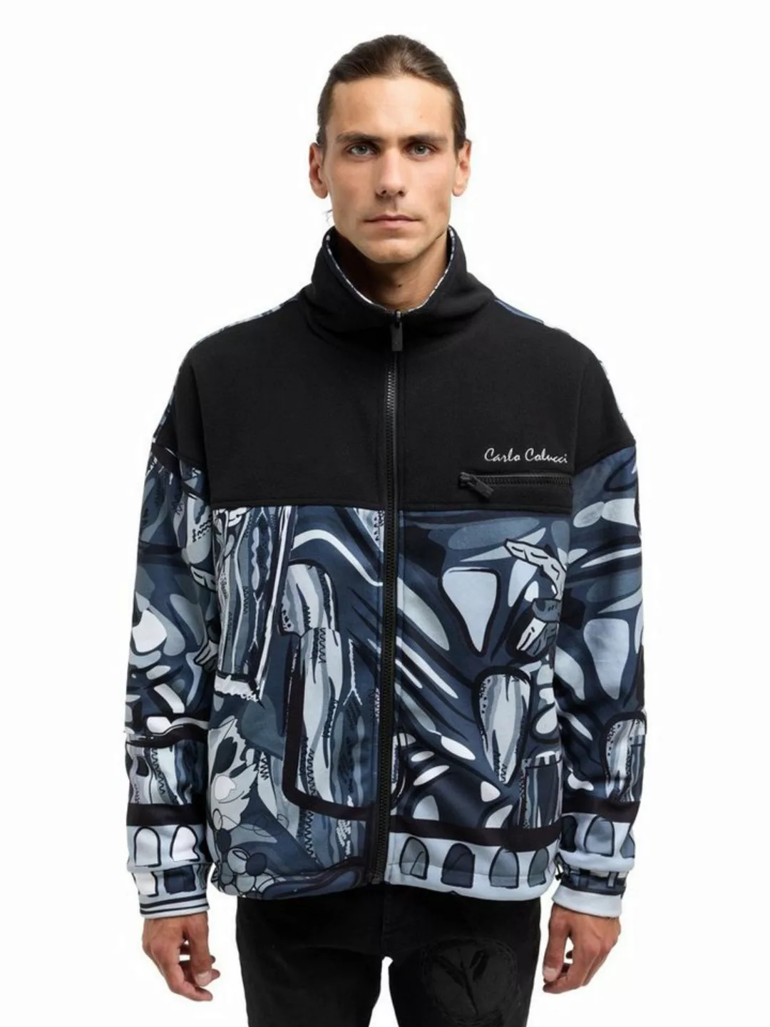 CARLO COLUCCI Sweatjacke De Vigili günstig online kaufen