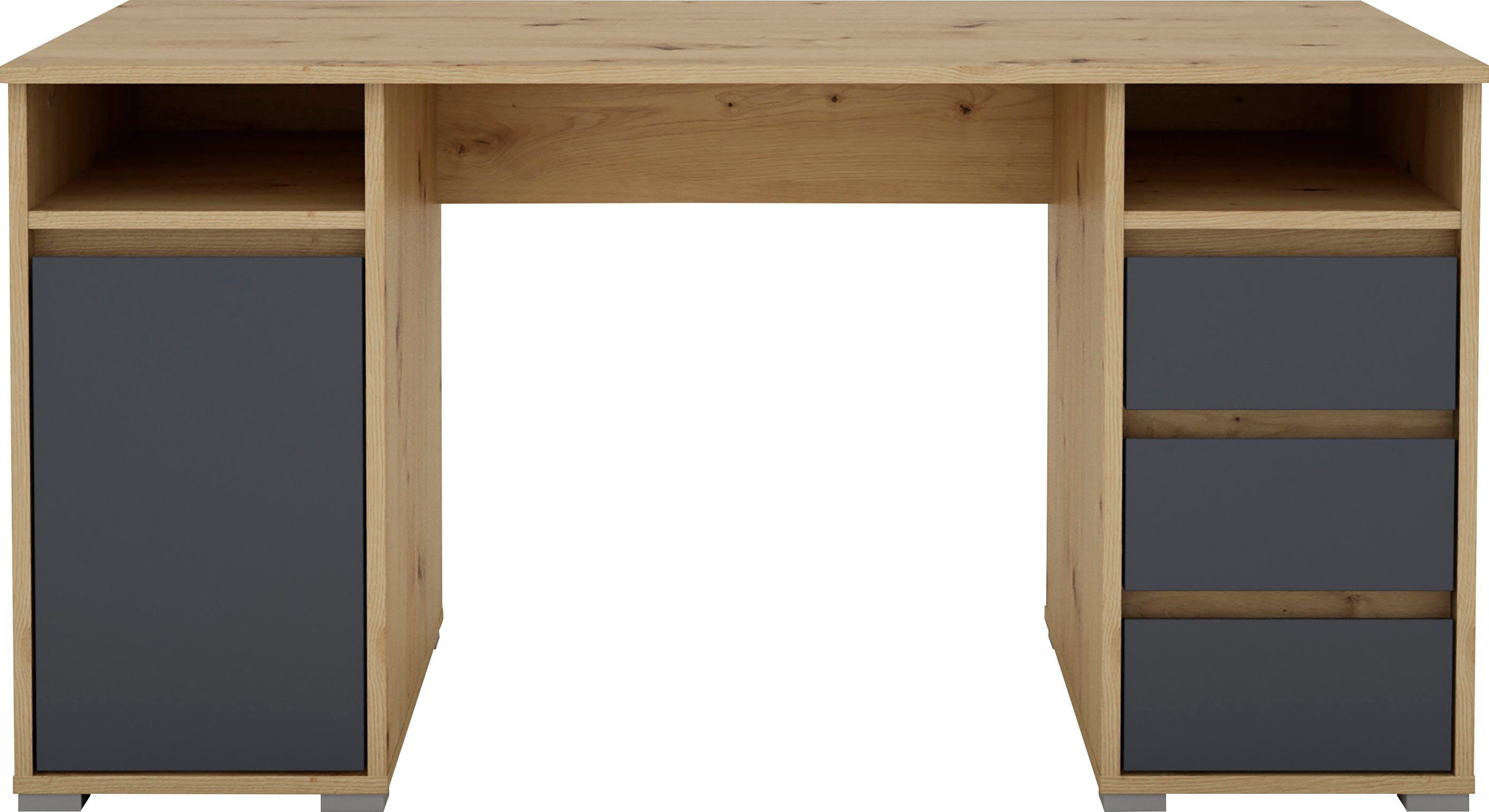 byLIVING Schreibtisch "Lobo", Breite 138 cm, Computertisch mit Schubladen, günstig online kaufen