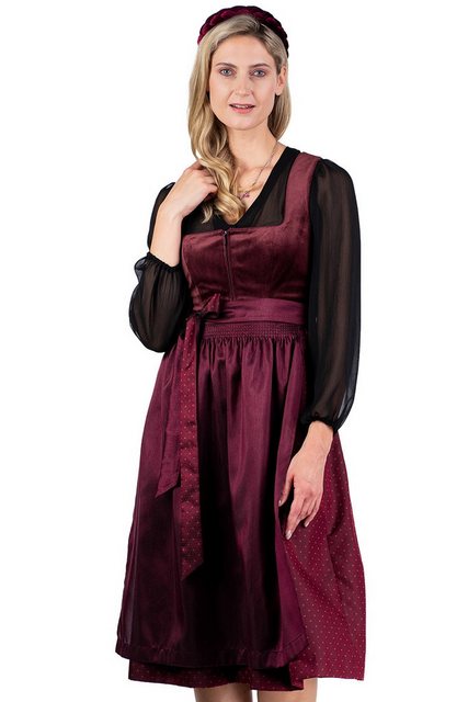 Spieth & Wensky Dirndl FCB-Enrietta-Dirndl 70cm (1-tlg) mit dekorativer Sch günstig online kaufen