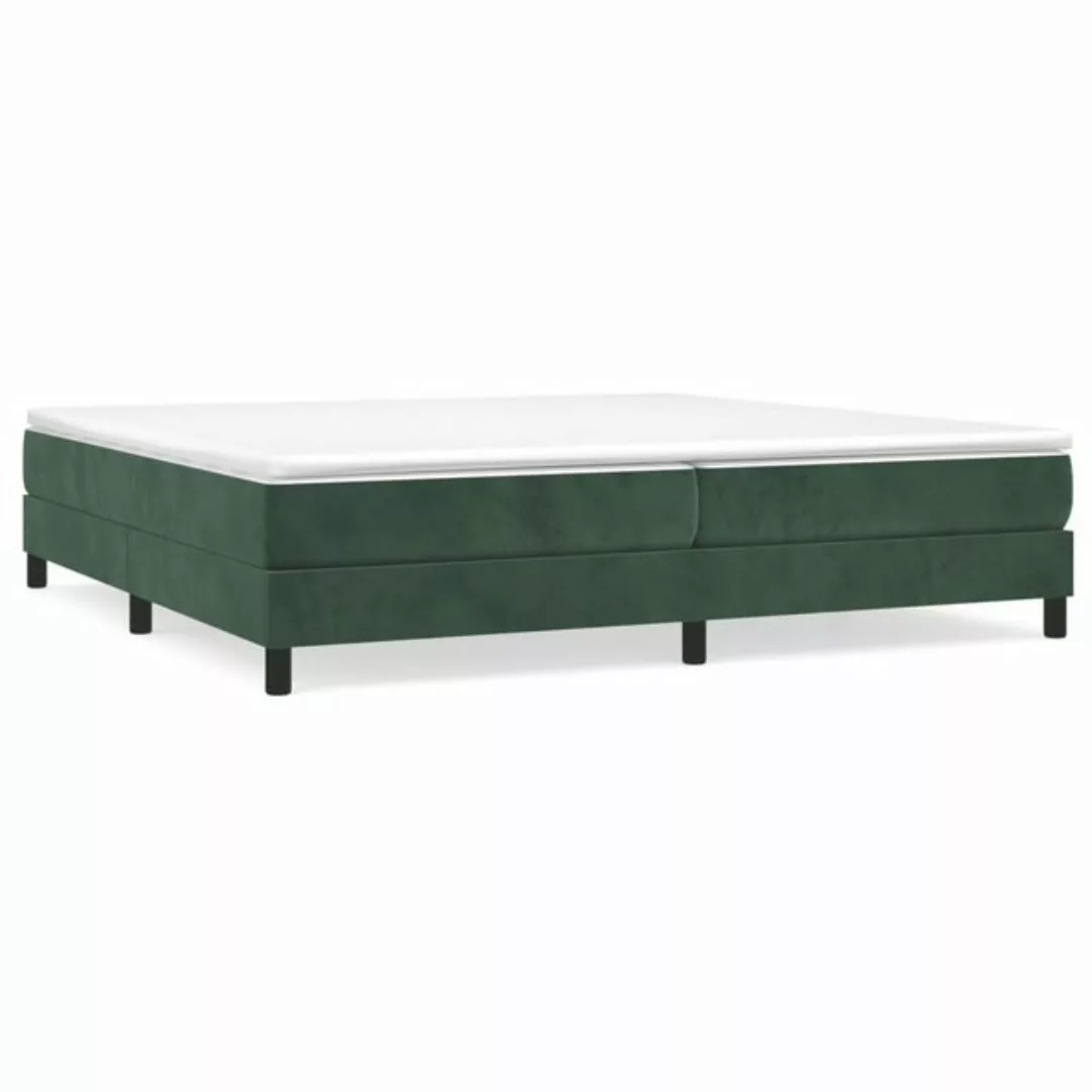 Vidaxl Boxspringbett Dunkelgrün 200x200 Cm Samt günstig online kaufen