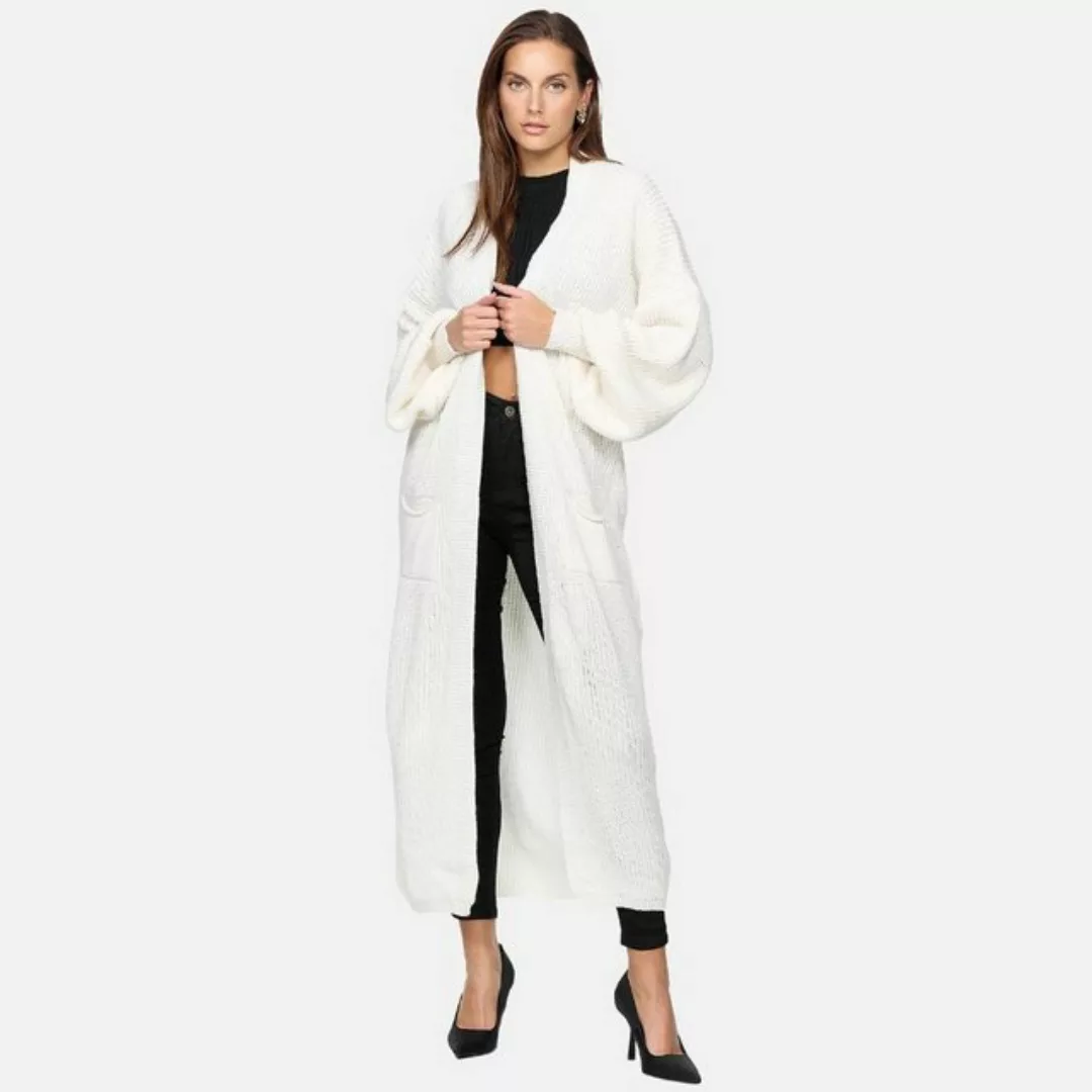 Elara Cardigan Elara Langer Damen Oversize Cardigan (1-tlg) günstig online kaufen