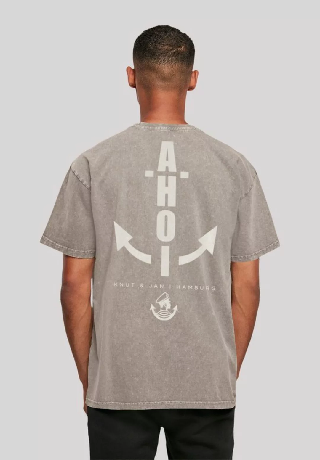 F4NT4STIC T-Shirt "Ahoi Anker Knut & Jan Hamburg", Print günstig online kaufen