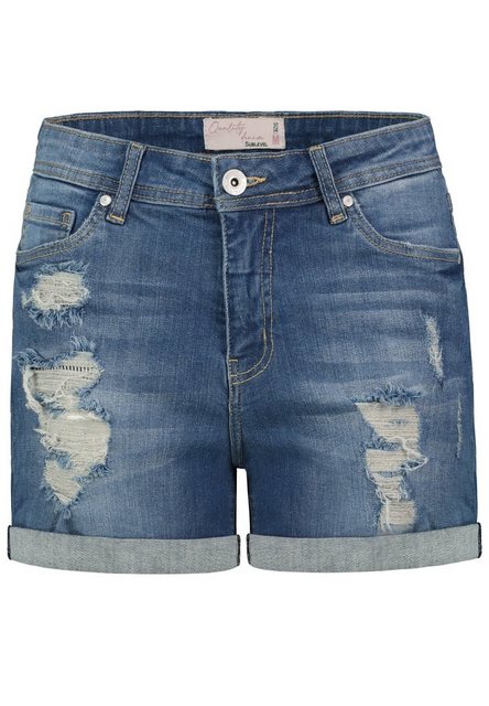 SUBLEVEL Jeansshorts Kurze Denim Hose günstig online kaufen