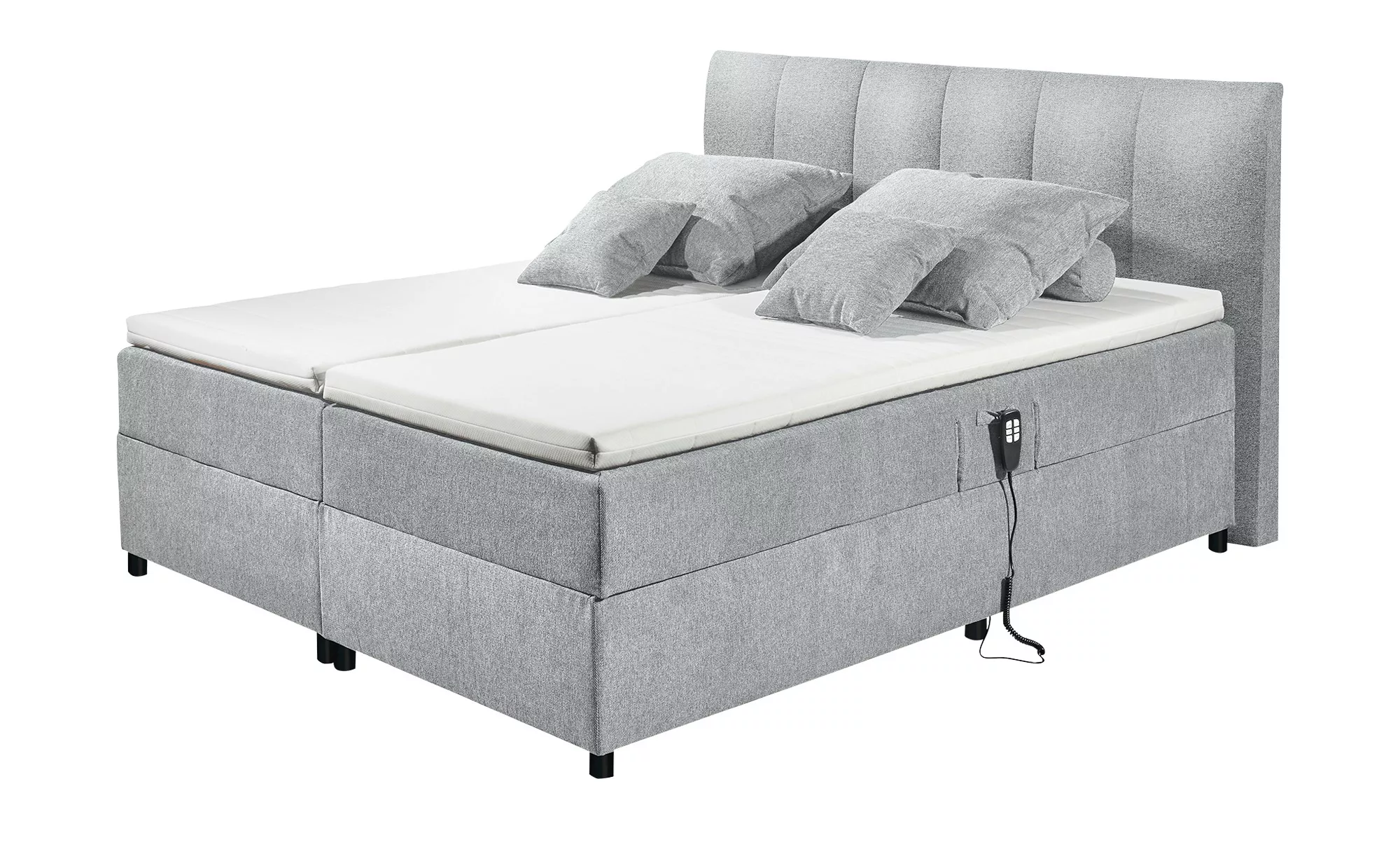 meinBett Motor-Polsterbett - grau - 202 cm - 112 cm - Betten > Doppelbetten günstig online kaufen