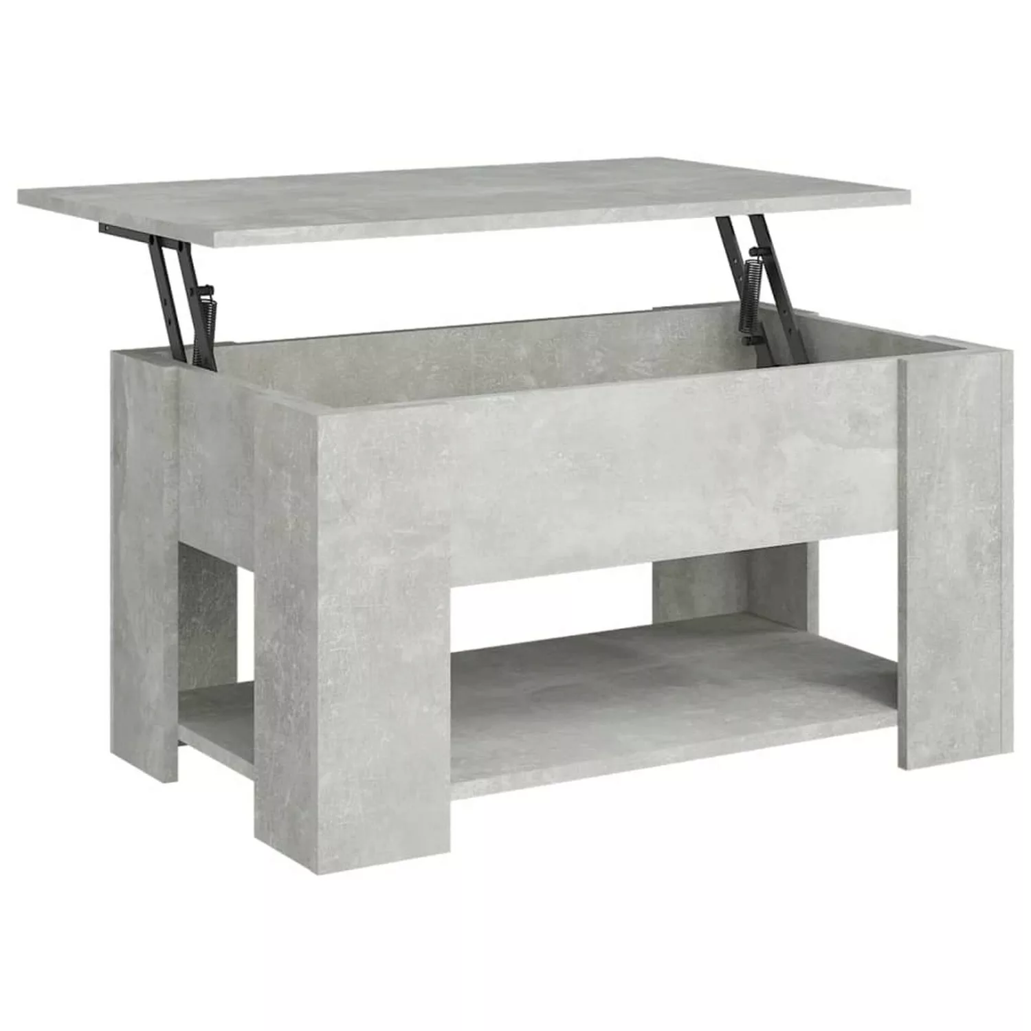 vidaXL Couchtisch Betongrau 79x49x41 cm Holzwerkstoff günstig online kaufen