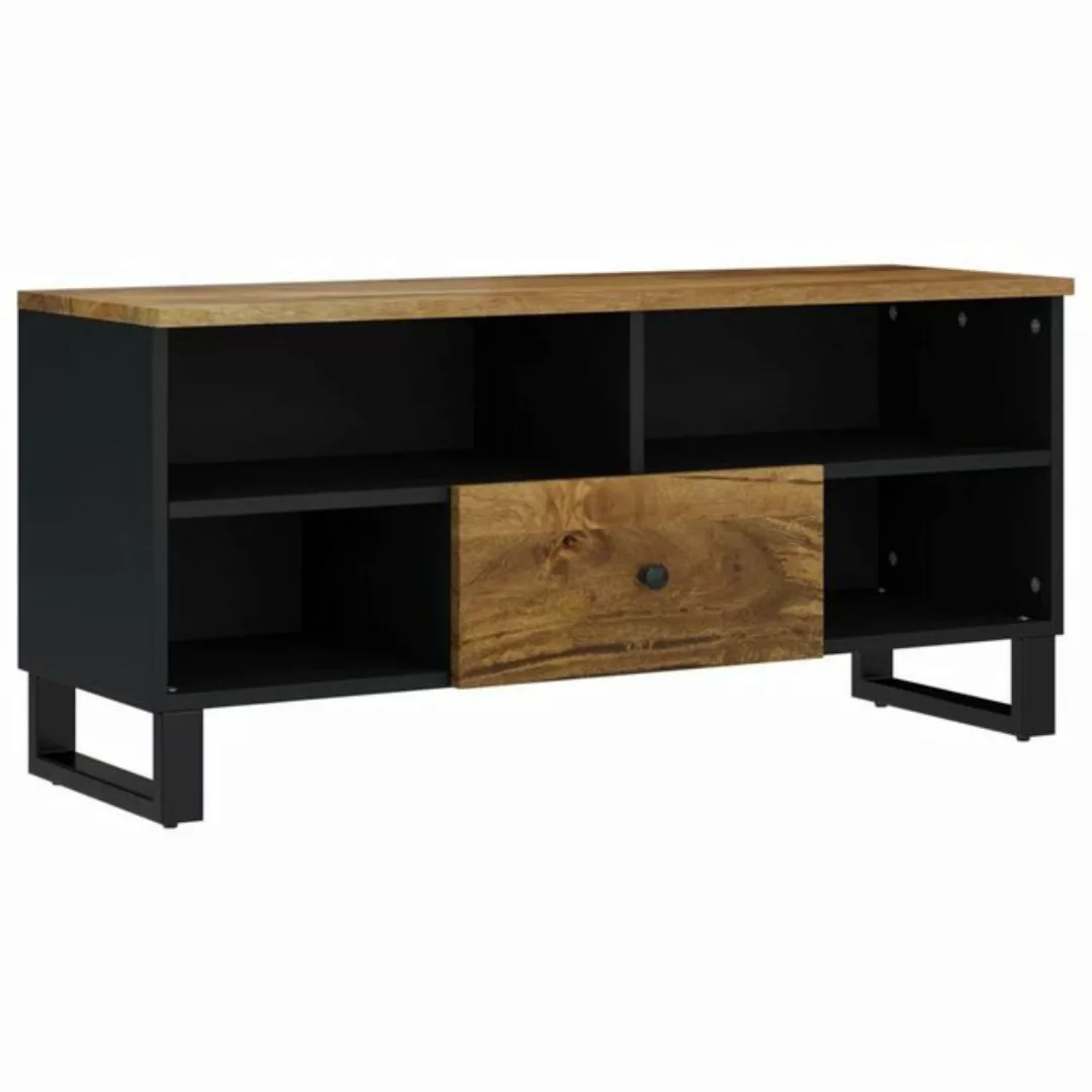 Vidaxl Tv-schrank 100x33x46 Cm Massivholz Mango & Holzwerkstoff günstig online kaufen