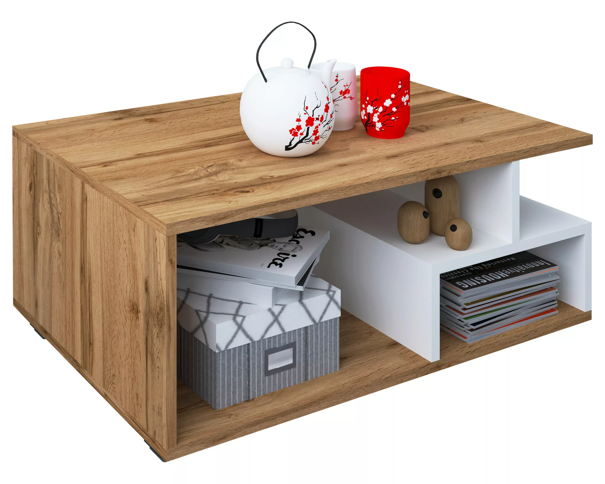 VCM Couchtisch "VCM Holz Couchtisch  Sofatisch mit ausreichend Stauraum  Ma günstig online kaufen