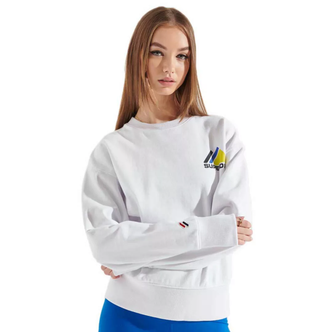 Superdry Mountain Sport Crew Sweatshirt XS Optic günstig online kaufen