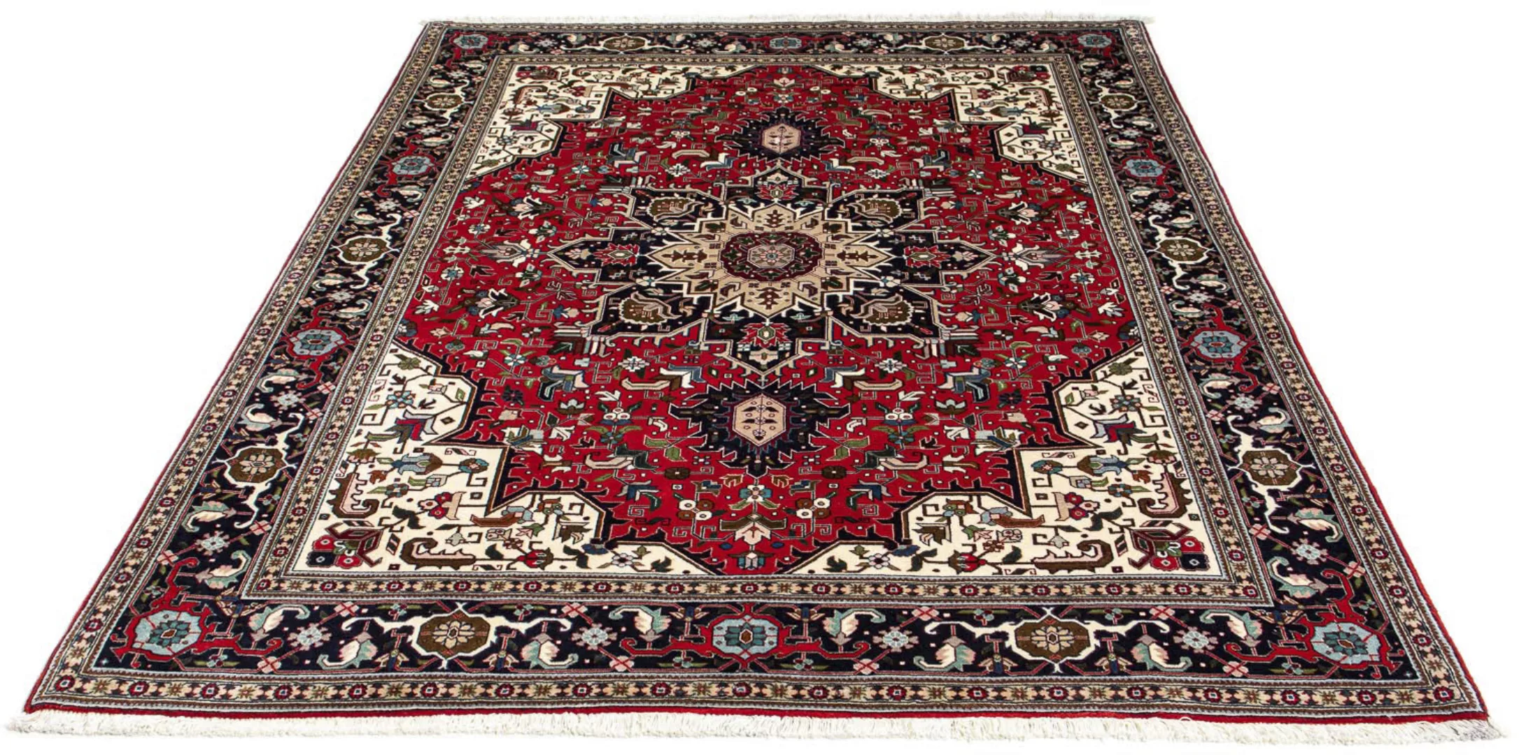 morgenland Wollteppich »Täbriz - 50 Raj Medaillon 204 x 152 cm«, rechteckig günstig online kaufen