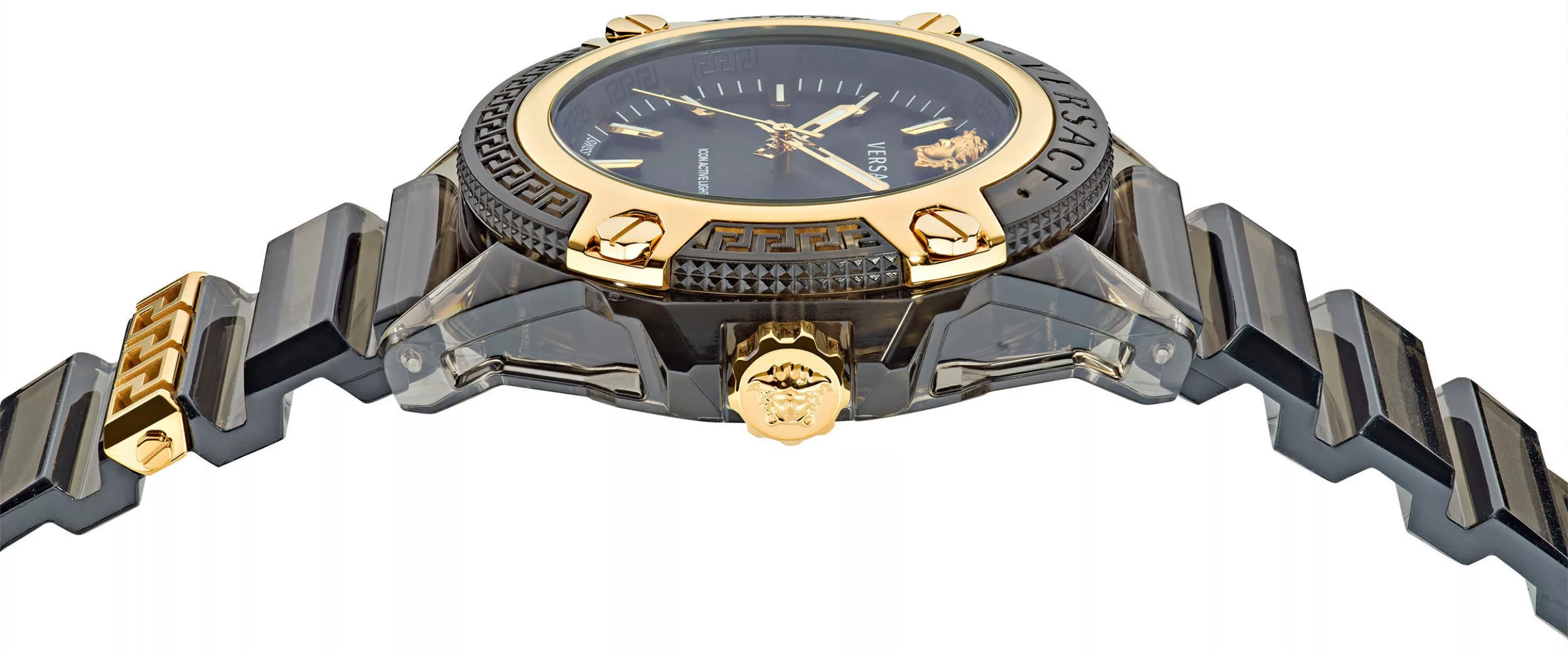 Versace Quarzuhr »ICON ACTIVE, VE6E00123«, Armbanduhr, Herrenuhr, Swiss Mad günstig online kaufen