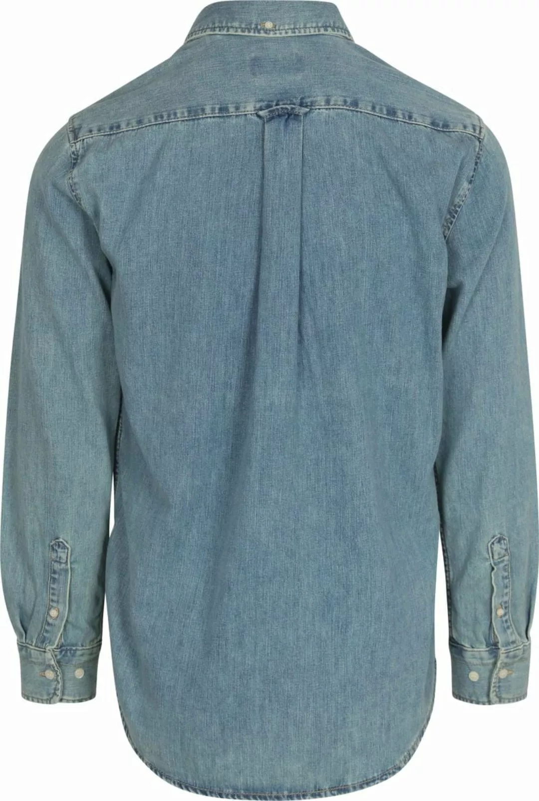 Gant Denim Hemd Hellblau - Größe L günstig online kaufen