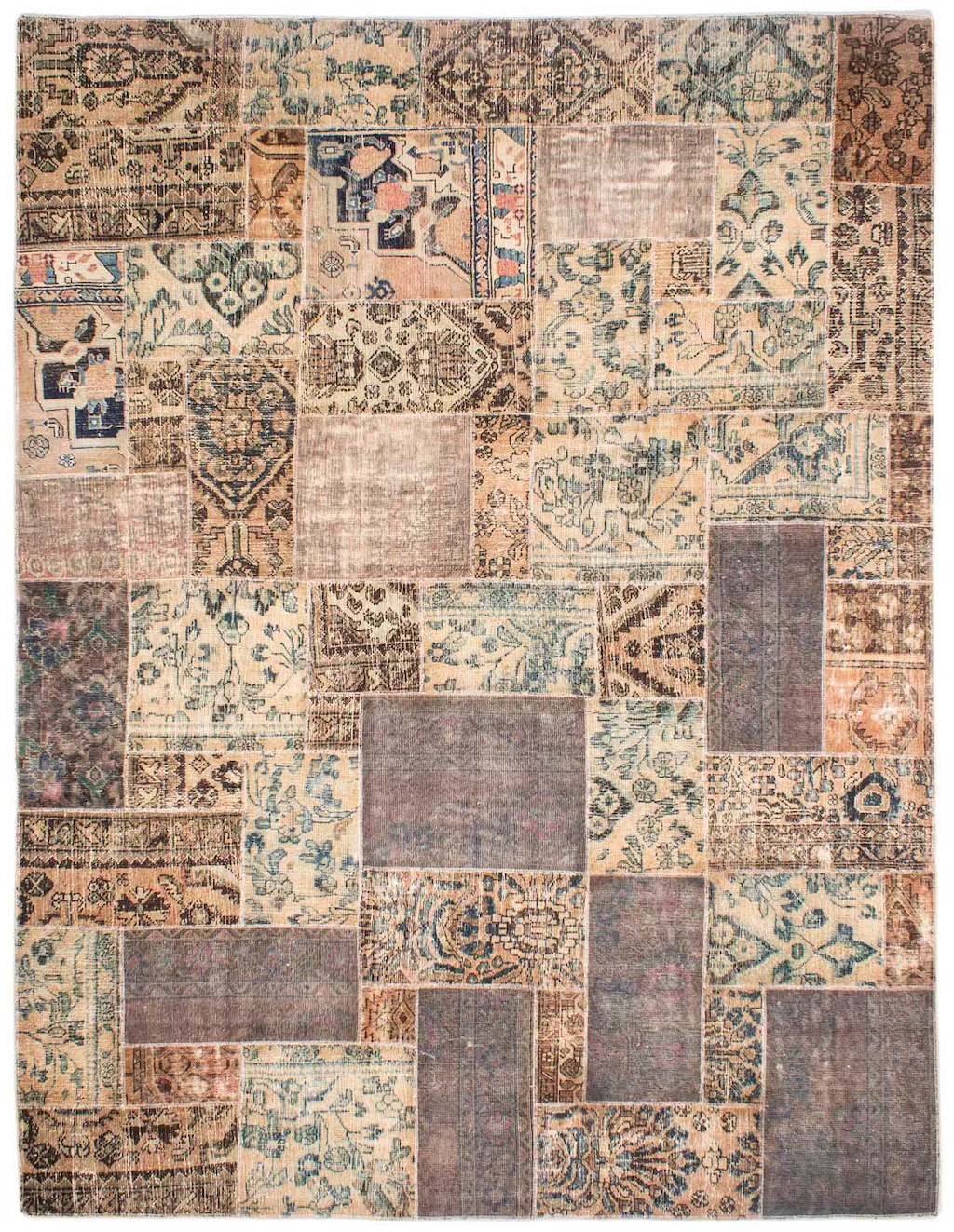 morgenland Teppich »Patchwork - 317 x 240 cm - mehrfarbig«, rechteckig, Woh günstig online kaufen