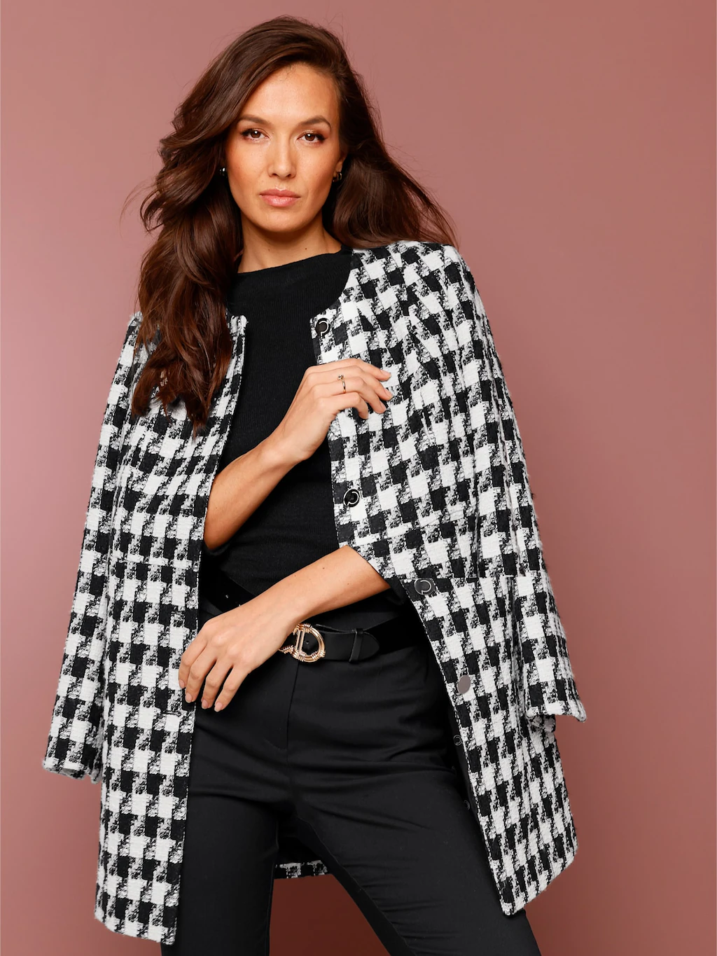 CREATION L PREMIUM Longblazer "Woll-Mix-Blazer" günstig online kaufen