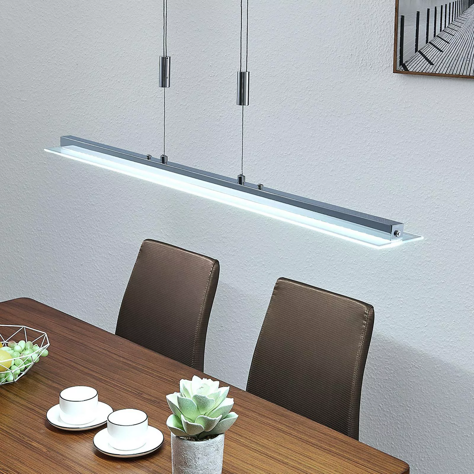 LED-Balkenpendellampe Sladja mit Touchdimmer günstig online kaufen