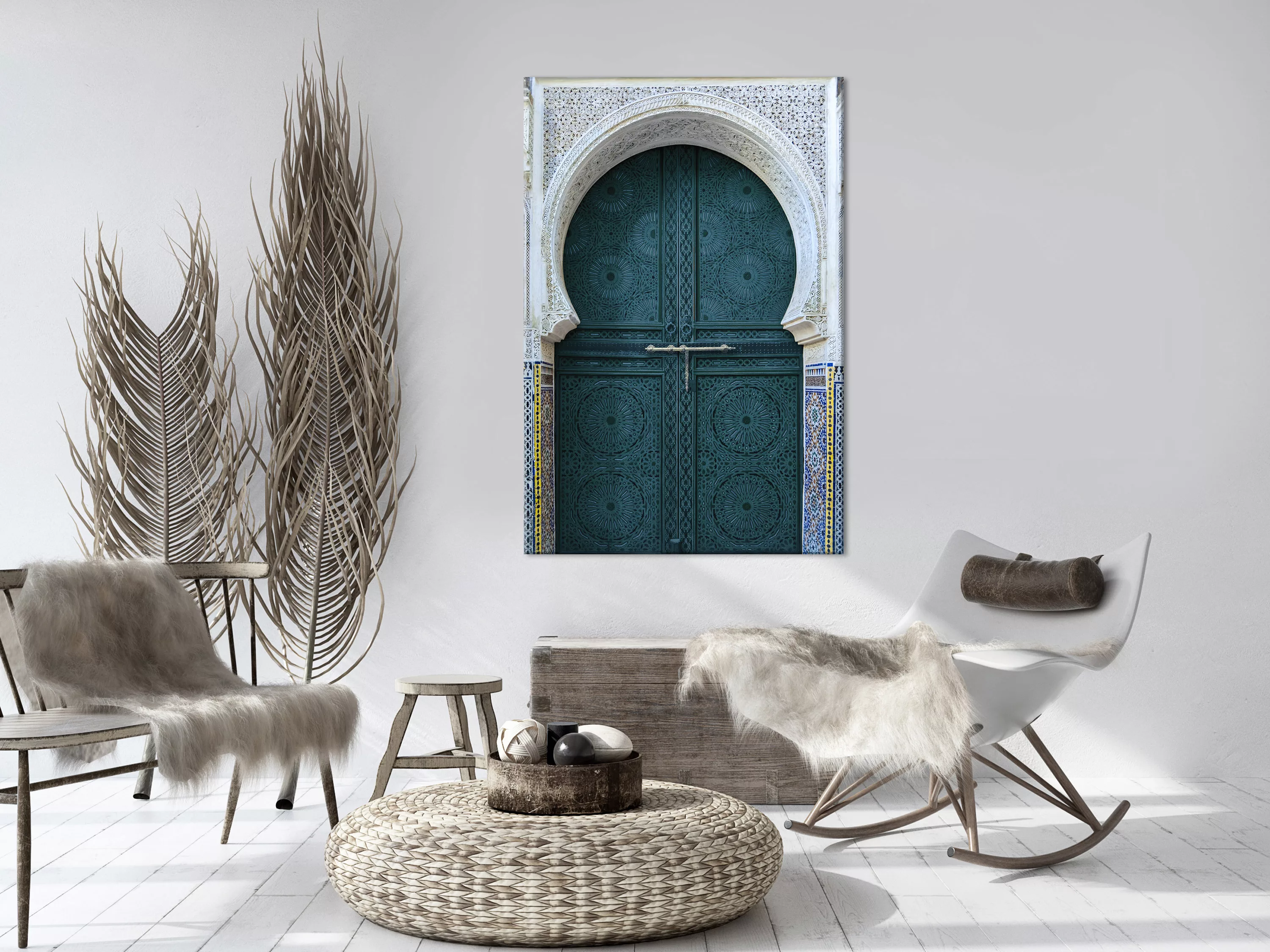 Wandbild - Ethnic Door (1 Part) Vertical günstig online kaufen