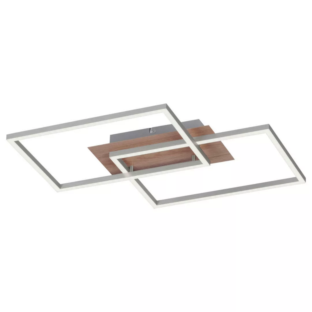 Just Light Deckenleuchte PN14018-78  Iven stahlfarbig natur Aluminium Stahl günstig online kaufen