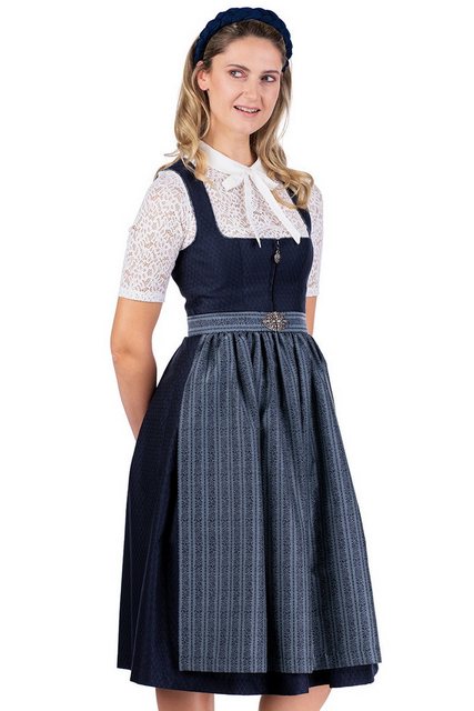 MarJo Dirndl Midi Dirndl 2tlg. - WINDACH - nachtblau/denim günstig online kaufen