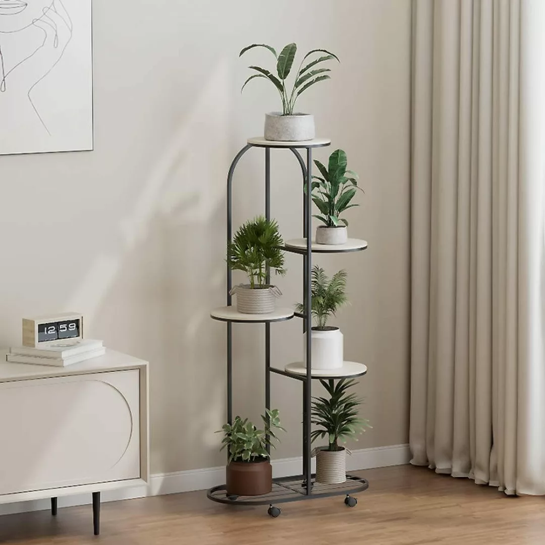 GarveeMore Blumenständer Pflanzenregal Blumentopfhalter Schmiedeeisen Ecke günstig online kaufen