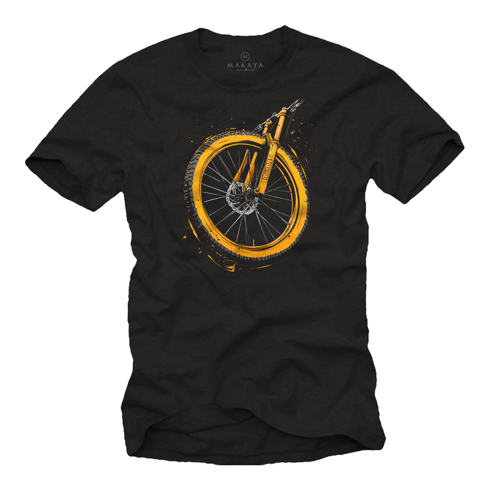 MAKAYA Kurzarmshirt mit Mountainbike Motiv für günstig online kaufen