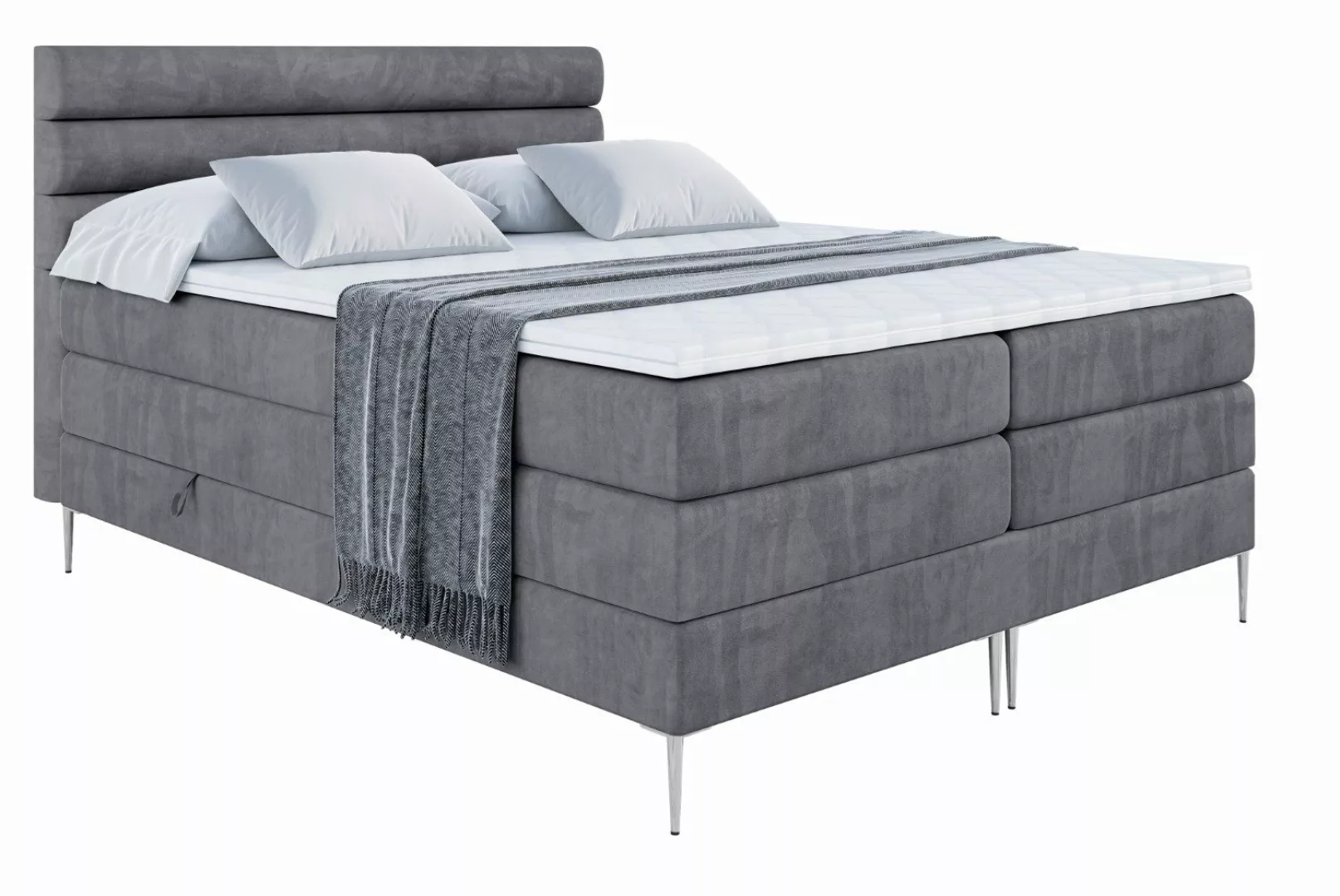 ALTDECOR Boxspringbett CELESTIA-F KING (Multipocket-Matratze H4, günstig online kaufen