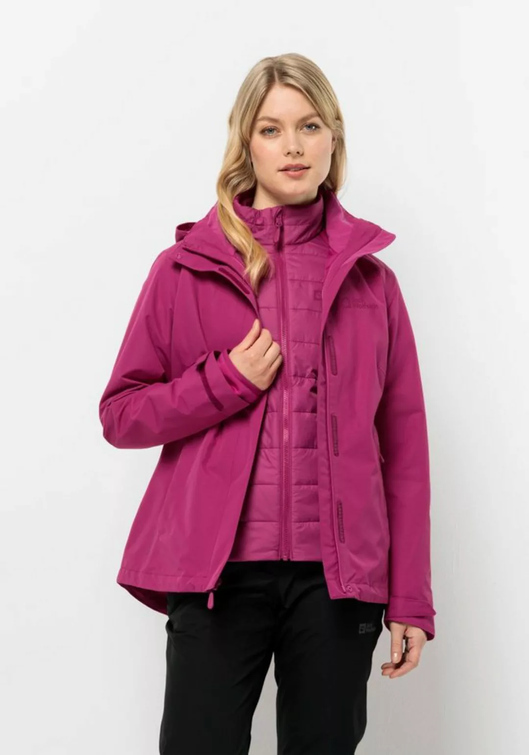 Jack Wolfskin 3-in-1-Funktionsjacke GEISSHORN 3IN1 JKT W (2 teilig) günstig online kaufen