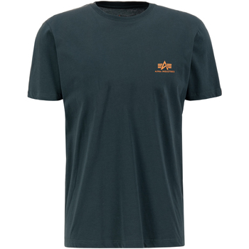 Alpha Industries  T-Shirts & Poloshirts Basic T-Shirt SL - dark petrol günstig online kaufen