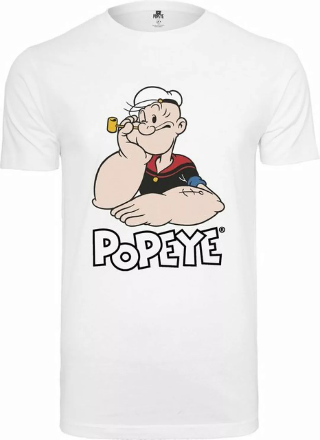 Merchcode T-Shirt Merchcode Herren Popeye Logo And Pose Tee (1-tlg) günstig online kaufen