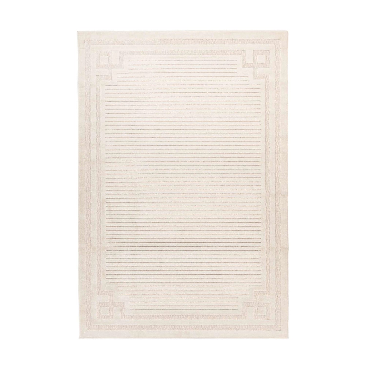 MeGusta Kurzflor Teppich Uni Modern Weiß 120x170 cm Mariana günstig online kaufen